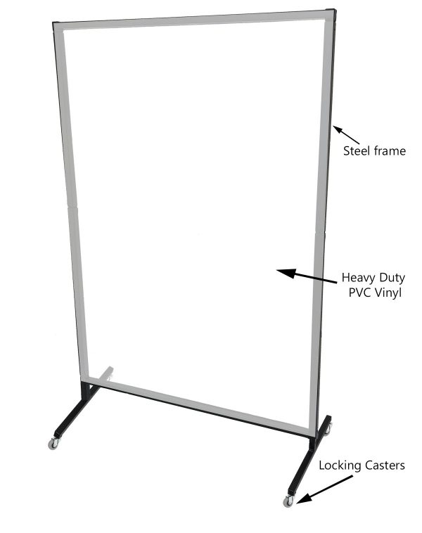 Portable Rolling Flexprotector with labels